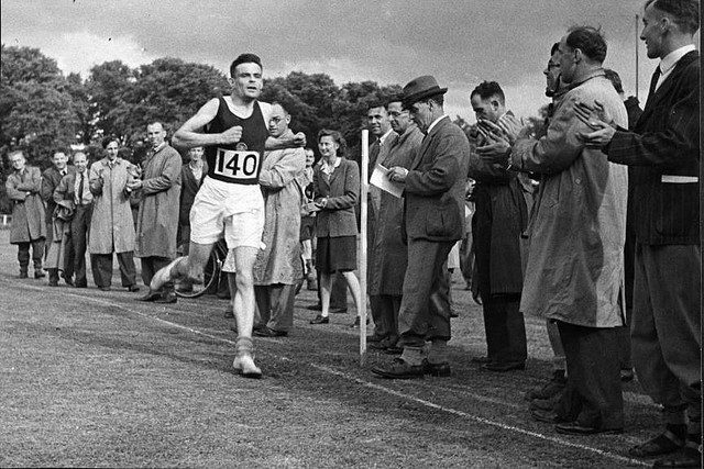 Alan Turing running