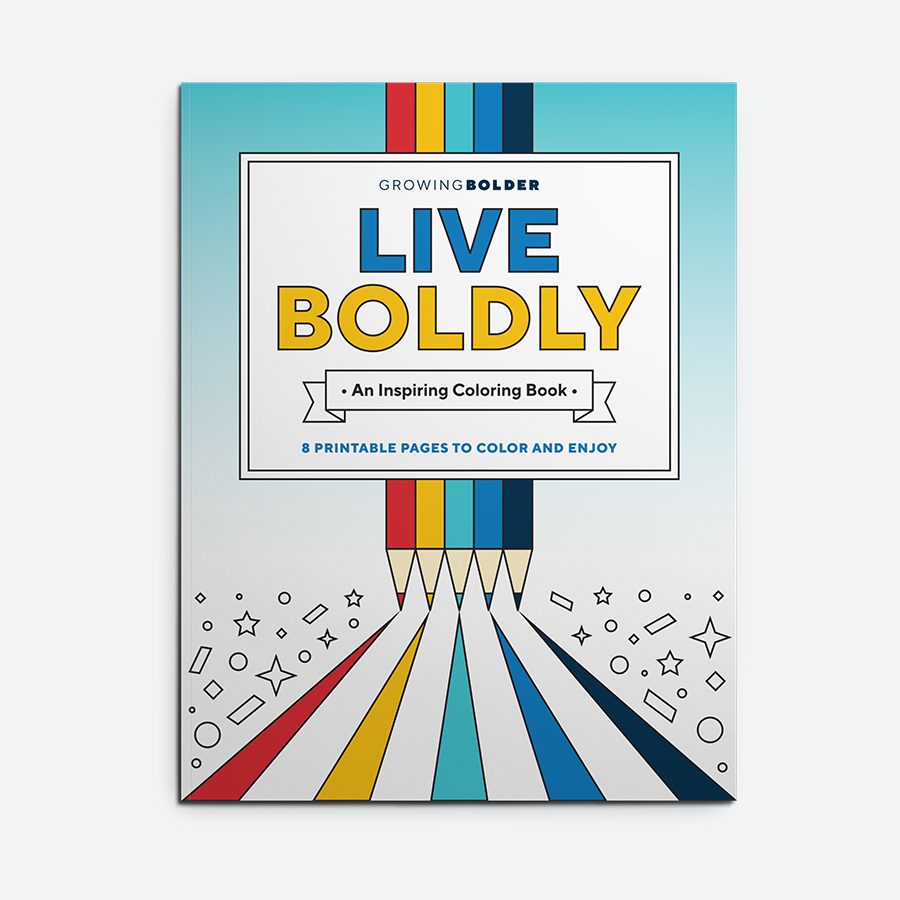 Live Boldly Coloring Book